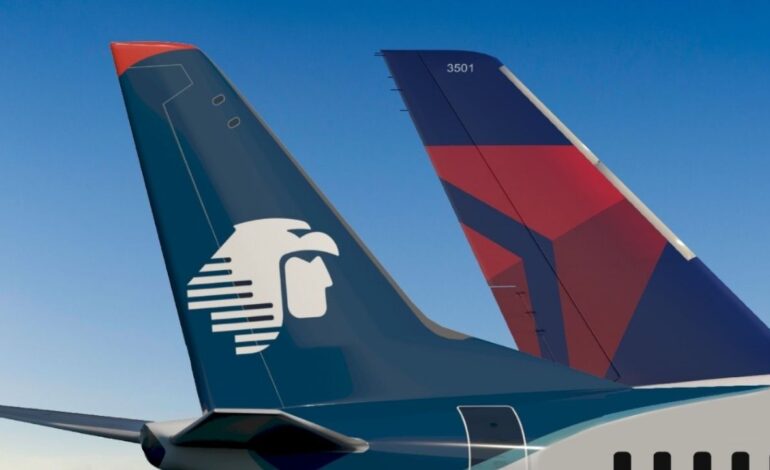  Aeroméxico y Delta anuncian fechas para su expansión en el mercado México-EUA