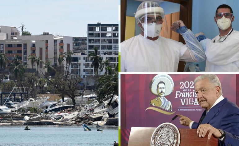  Cuba envía médicos a Acapulco: AMLO agradece el apoyo