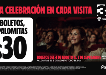 Cinemex cumple 30 años y lo celebra contigo a lo grande