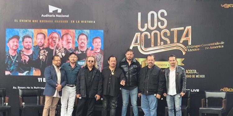 LOS ACOSTA están listos para encender el Auditorio Nacional el 11 de enero de 2025, declararon ayer en rueda de prensa