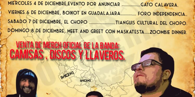 La banda de punk rock inoxidable de Costa Rica regresa a México en su gira 2024