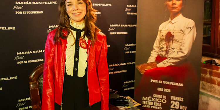 María San Felipe presenta “Por si volvieras” en el Teatro Xola Julio Prieto