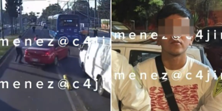 Hombre invade carril del Metrobús y atropella a policía en la GAM