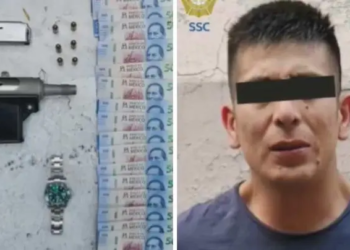 Detienen a dos por robo con subametralladora en Anzures, Miguel Hidalgo