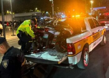 Operativo contra “Rodadas del Terror” termina con 338 motos en el corralón