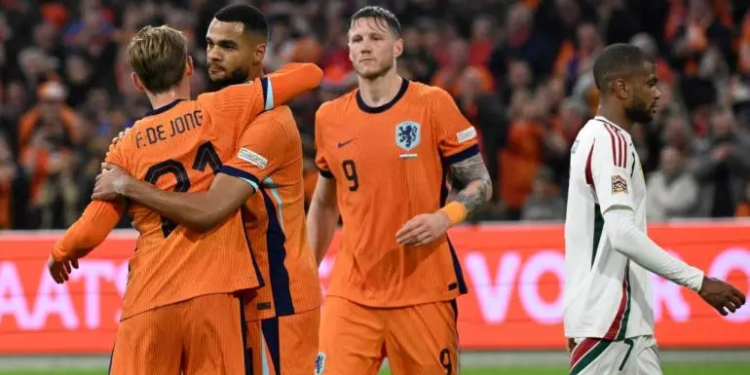 Países Bajos aplasta a Hungría y sella su boleto a cuartos de final