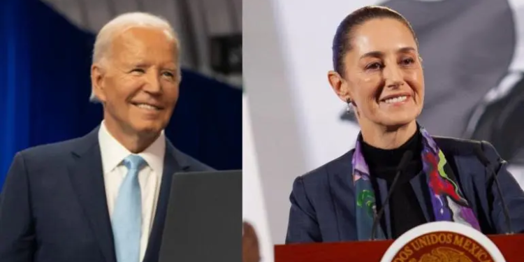 Biden agradece apoyo de Sheinbaum en incautación de fentanilo