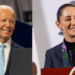 Biden agradece apoyo de Sheinbaum en incautación de fentanilo