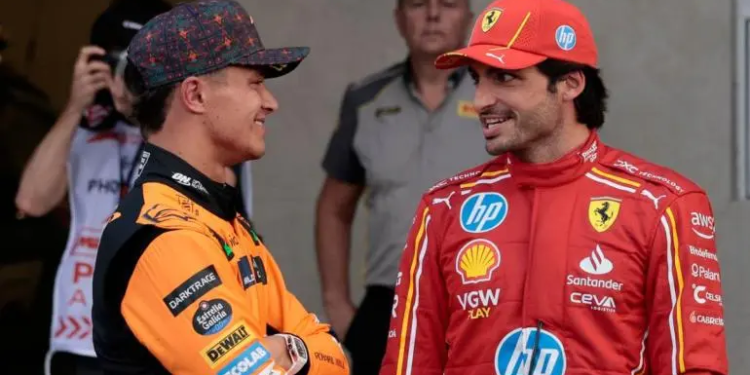 McLaren domina el segundo libre; Sainz acaba cuarto y ‘Checo’ 14