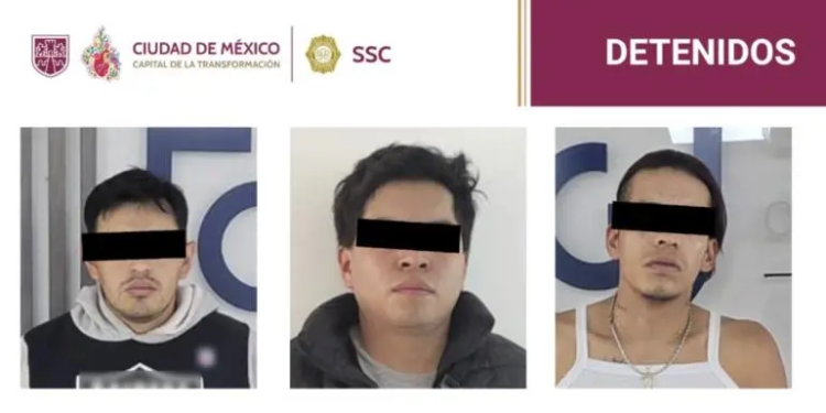 Recuperan camioneta robada en Iztapalapa y rescatan a tripulantes; hay tres detenidos