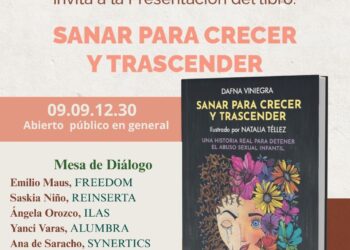 Ilas te invita  a la Presentación  del libro «Sanar para Crecer y Trascender» para romper el silencio sobre el abuso sexual infantil
