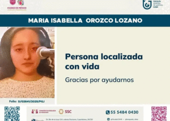 Fiscalía CDMX responde dónde está la menor María Isabella Orozco Lozano