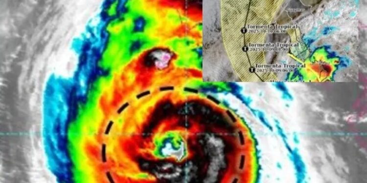 ‘Priscilla’ podría convertirse en huracán categoría 3, alerta Sheinbaum