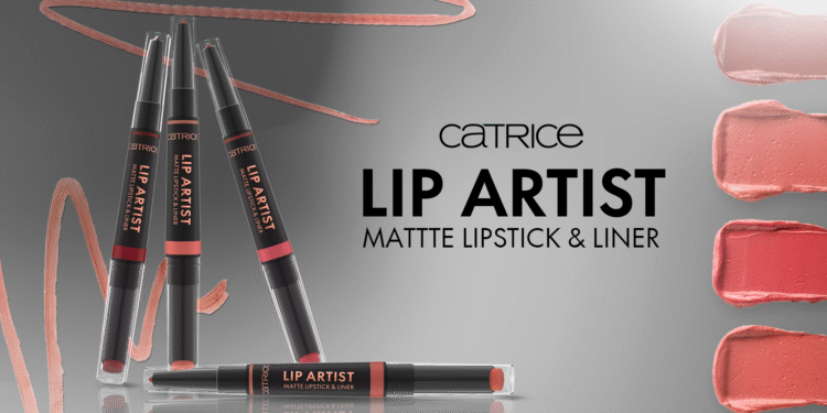 CATRICE presenta Lip Artist Matte Lipstick & Liner, que logra un look impecable acabado mate y preciso