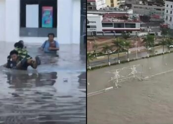 Fuertes lluvias desbordan ríos y dejan ‘bajo el agua’ a Álamo, Veracruz