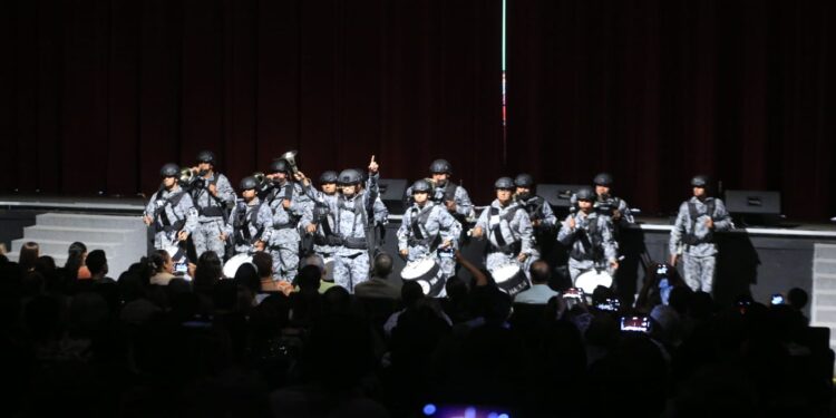 Orquesta Sinfónica de Alientos y Ballet Folclórico de la Guardia Nacional participan en el Festival Internacional en Tamaulipas