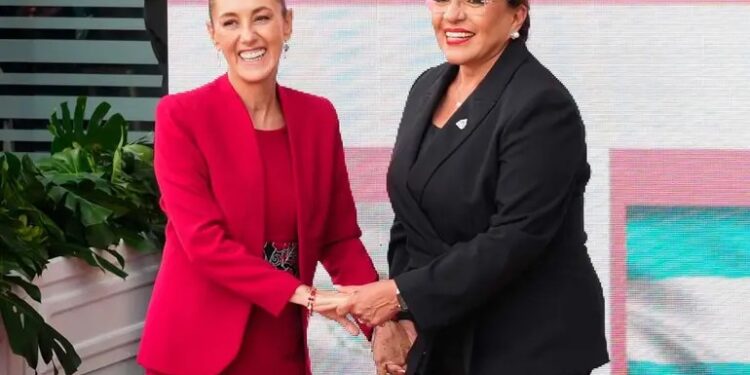 Sheinbaum recibirá a la presidenta de Honduras; será mañana en Palacio Nacional