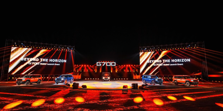 JETOUR G700 hace su debut global en Dubái, redefiniendo el estándar de las SUV todoterreno premium