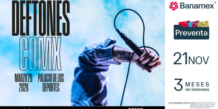 DEFTONES REGRESA A LA CIUDAD DE MÉXICO COMO ESTELARES