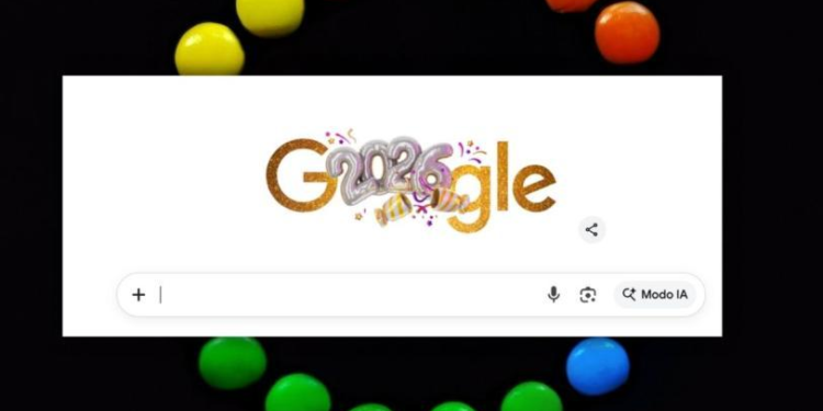 Doodle de Google despide 2025 con animación especial por Año Nuevo
