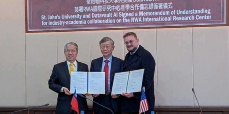 Datavault AI apoyará un Centro de Investigación en Taiwán sobre digitalización de activos del mundo real