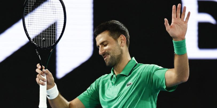 Djokovic iguala récords de Federer en inicio del Australian Open 2026