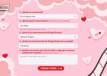 Krispy Kreme México deslumbra a México con la novedosa campaña “Nuestro dulce flechazo”