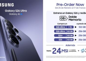Comienza en México la preventa de la nueva serie Galaxy S26