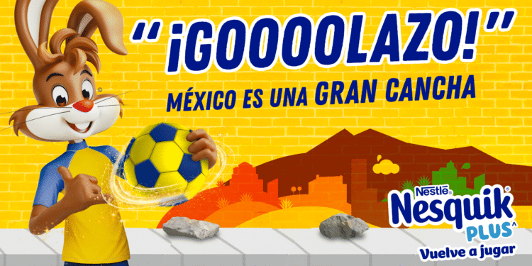 En temporada de la máxima fiesta de futbol, Nesquik celebra que México es una gran cancha para la diversión en familia