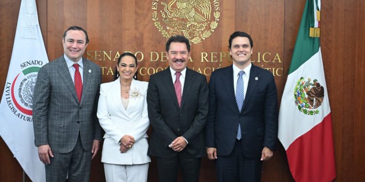 Fortalecen Senado y Congreso de Tamaulipas colaboración institucional para mejorar labor legislativa
