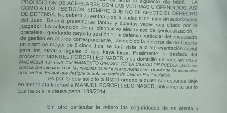 En Puebla permea más la Opinión Pública que el Estado de Derecho: Caso Manuel Forcelledo Nader