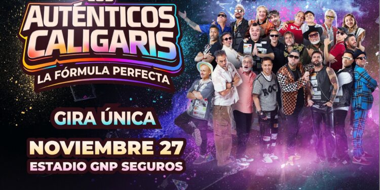 La fusión más festiva del rock latino, Los Auténticos Caligaris, llegará a México