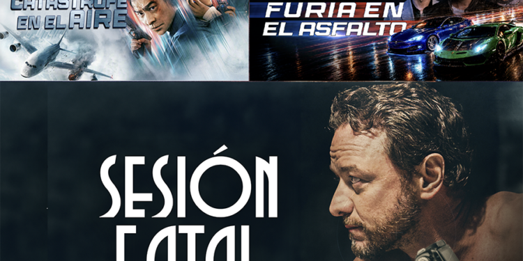 Junio de alto voltaje en Adrenalina Pura+ con los estrenos de Furia en el asfalto, Sesión fatal y Catástrofe en el aire