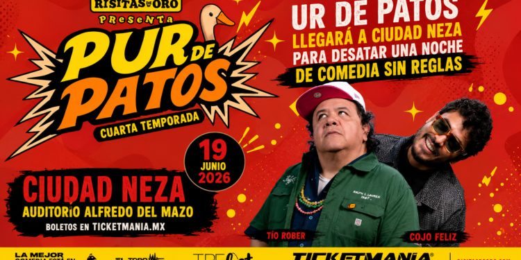 Pur de Patos llegará a Ciudad Neza para desatar una noche de comedia sin reglas