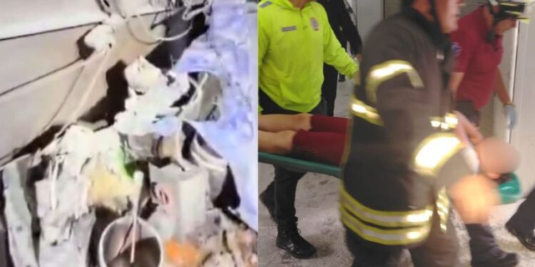 Incendio en local del Metro Cuatro Caminos deja dos mujeres lesionadas; esto fue lo que pasó