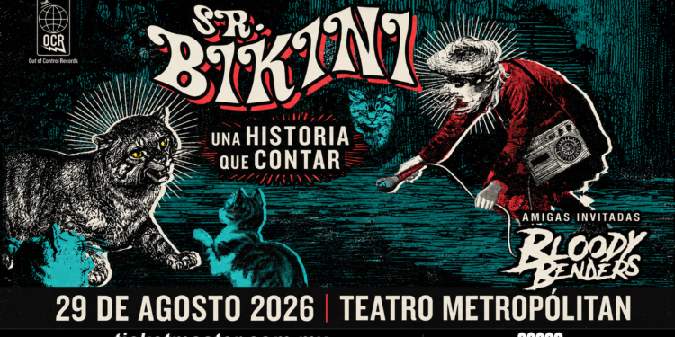 Sr. Bikini llevará su surf rock al Teatro Metropólitan con nueva música