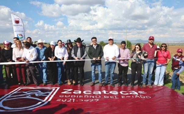 David Monreal fortalece la conectividad en Zacatecas con la entrega de un circuito carretero de 24.5 kilómetros
