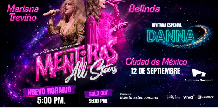 Mentiras All Stars hace sold out y anuncia nueva función en el Auditorio Nacional