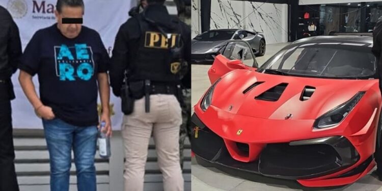 Detienen a Justo Aurelio, operador financiero del Cártel del Noreste; incautan autos de lujo y objetos valuados en 145 millones
