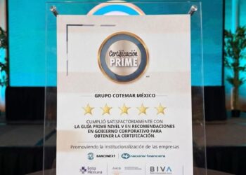 Grupo Cotemar alcanza la Certificación PRIME Nivel V Estrellas, reconocimiento a su gobierno corporativo