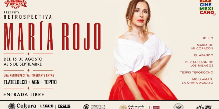 Cinema Tepito presenta la Retrospectiva María Rojo e inaugura el Reconocimiento Changarro de Barrio a la Trayectoria Fílmica