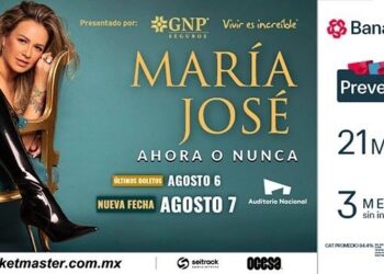 María José está lista para conquistar el Auditorio Nacional con dos noches de éxitos