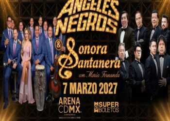 LOS ÁNGELES NEGROS iniciarán en la Arena CDMX el camino hacia seis décadas de historia con la Sonora Santanera Con María Fernanda