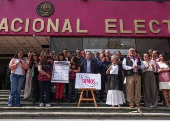 INE rechaza el nuevo emblema del partido Somos; representantes entregan tercera propuesta