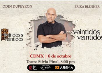 Odin Dupeyron regresa al Teatro Silvia Pinal con Veintidós Veintidós