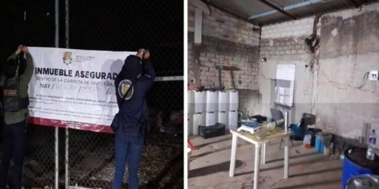 Hallan un laboratorio clandestino y prendas similares a los uniformes de corporaciones de seguridad en cateo en Nayarit